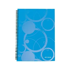 Ikervezetékes blokk A4-es laminált NEO COLORI kék